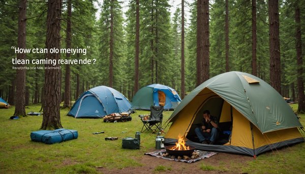 Wie kann man beim Camping Ressourcen schonen?